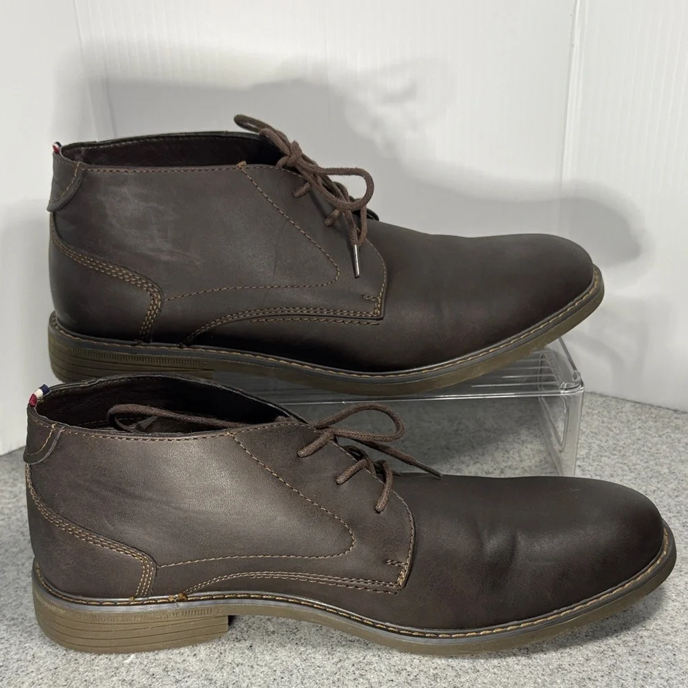 Elegant IZOD Dark Brown Chukka Boots for‎ Men size 10 fc3